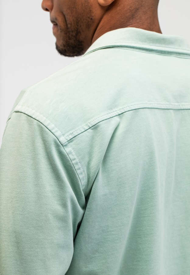 Afbeelding van Phil Jersey Overshirt M2613043 Inari Green  - Butcher of Blue